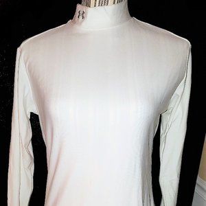 Under Armour Women's XL Turtle Neck Long Sleeve White ColdGear